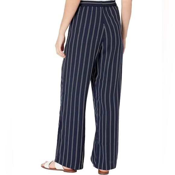 Tommy Hilfiger navy stripe wide leg pant sz XXL - Picture 4 of 11